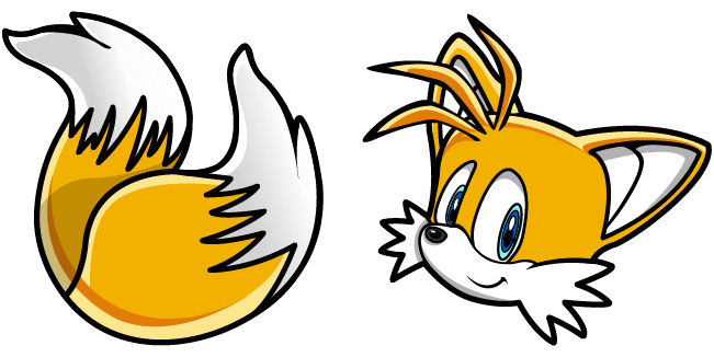 Sonic Tails Cursor - Sonic Mouse Cursors - Sweezy Custom Cursors